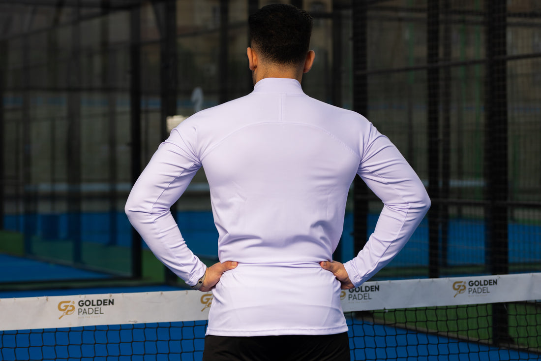 Negma Fit Performance Quarter-Zip Training Top – White