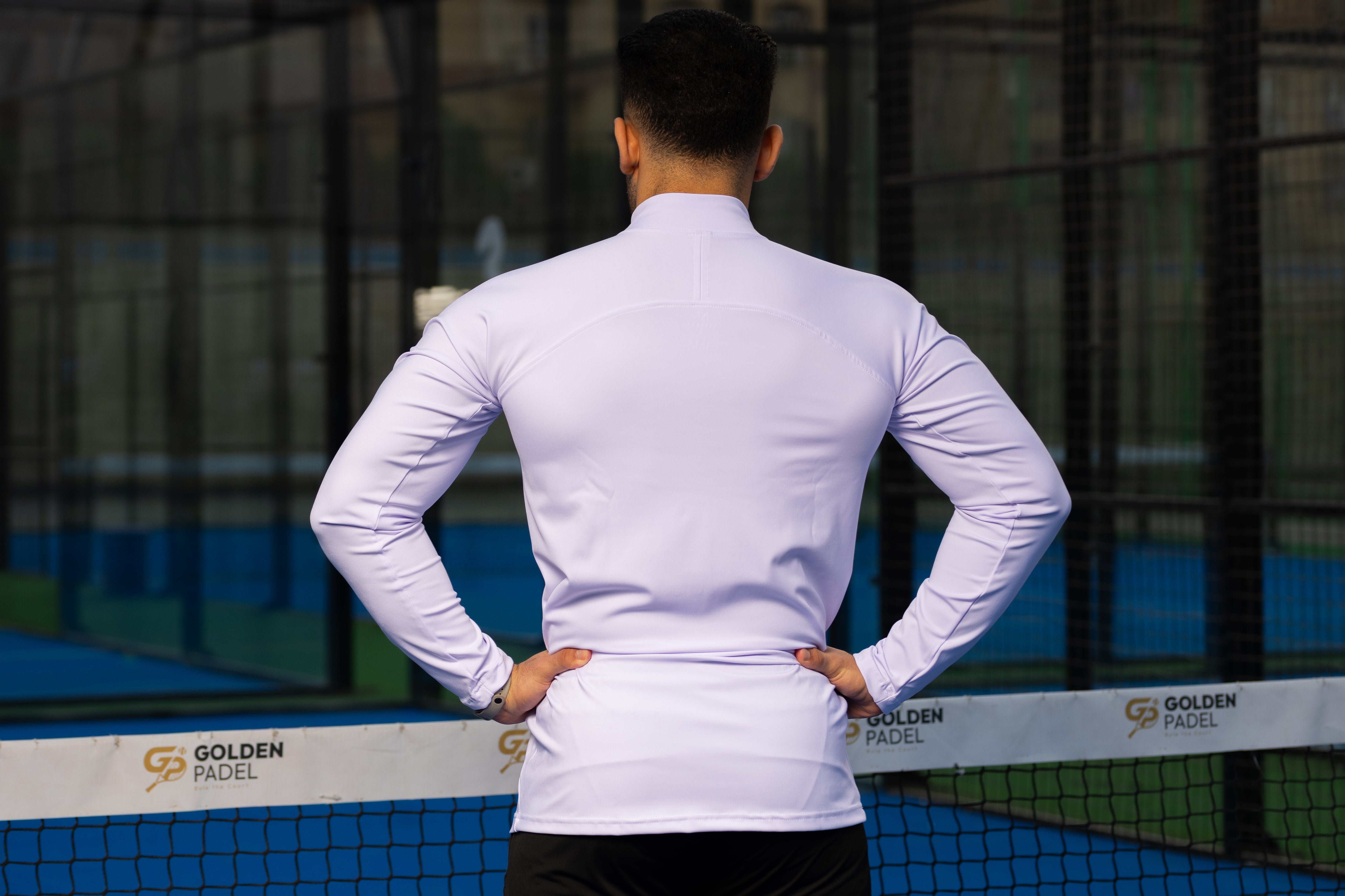 Negma Fit Performance Quarter-Zip Training Top – White