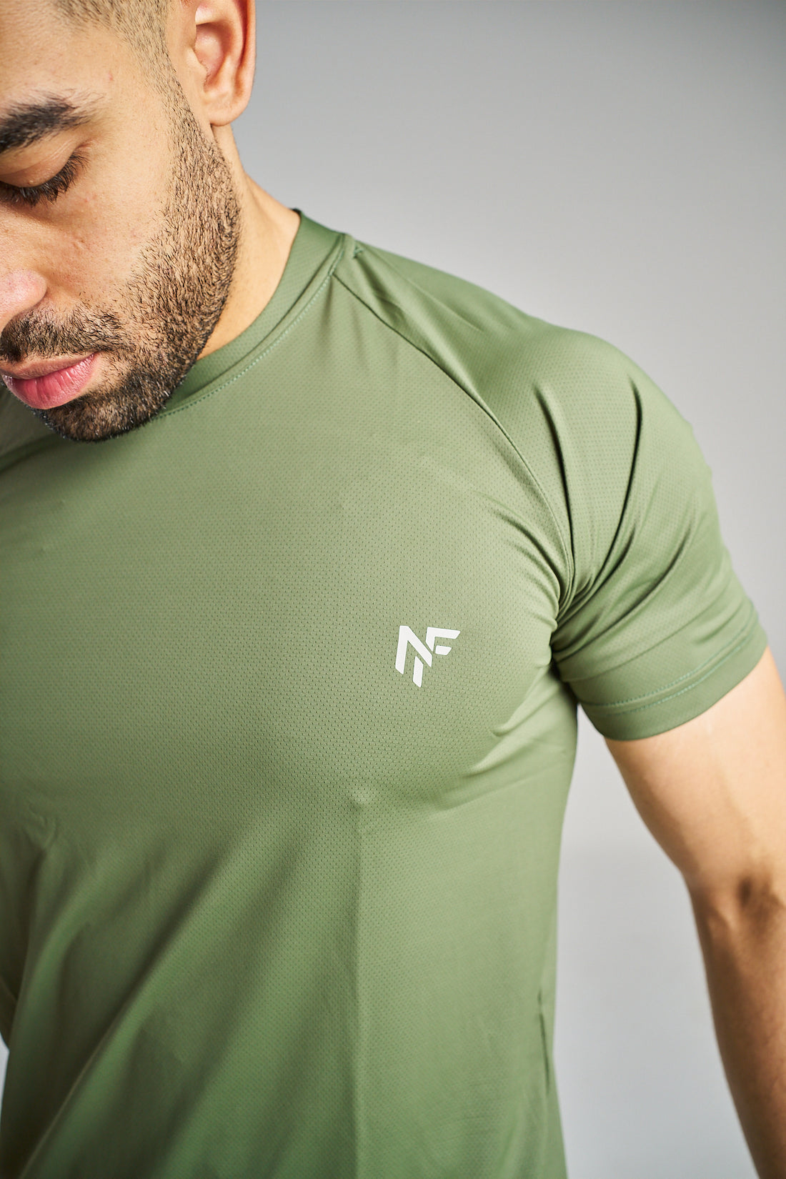 Men's Performance Training T-Shirt – Olive Green