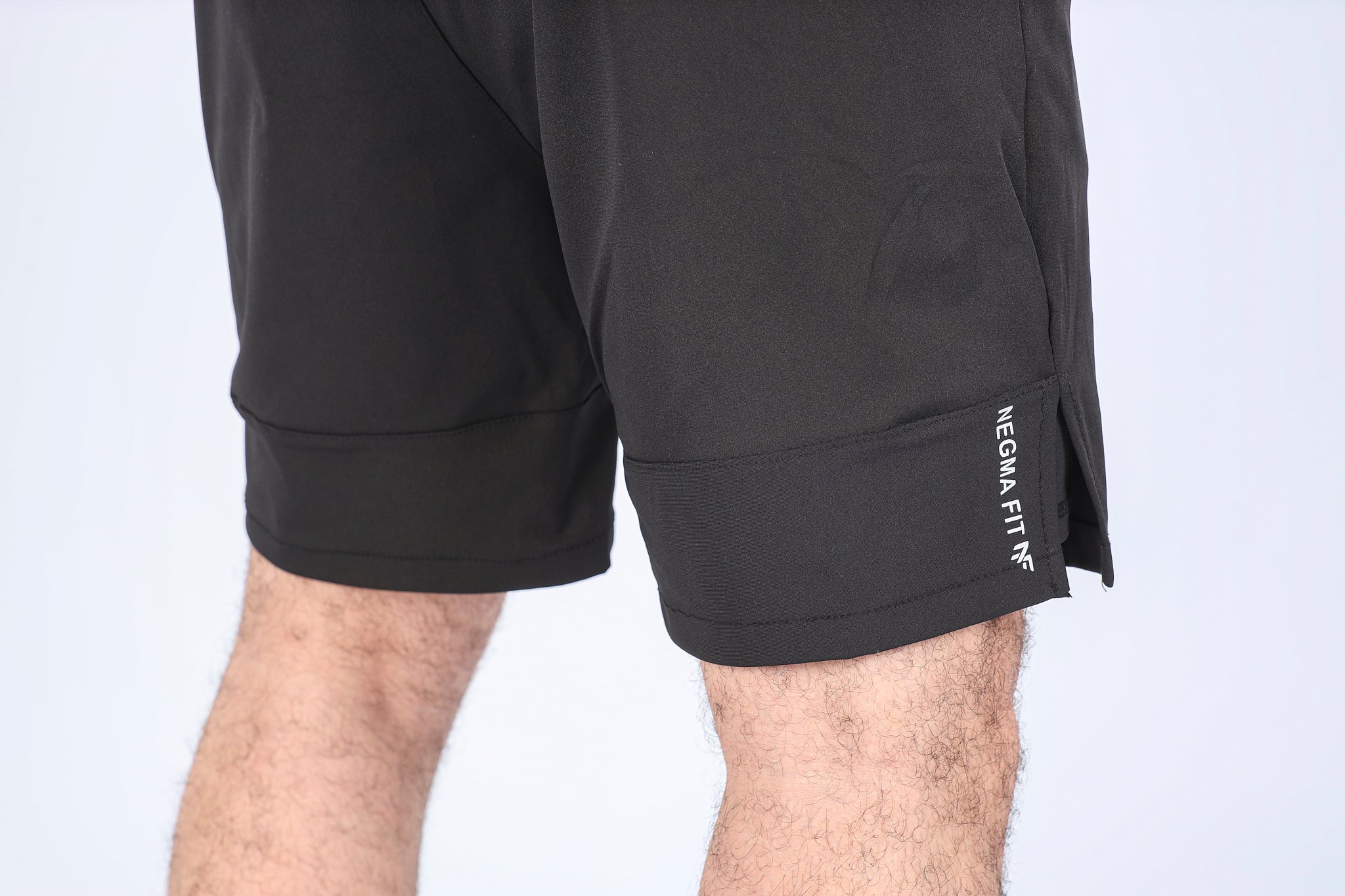 Men's 2-in-1 Performance Training Shorts – Black
