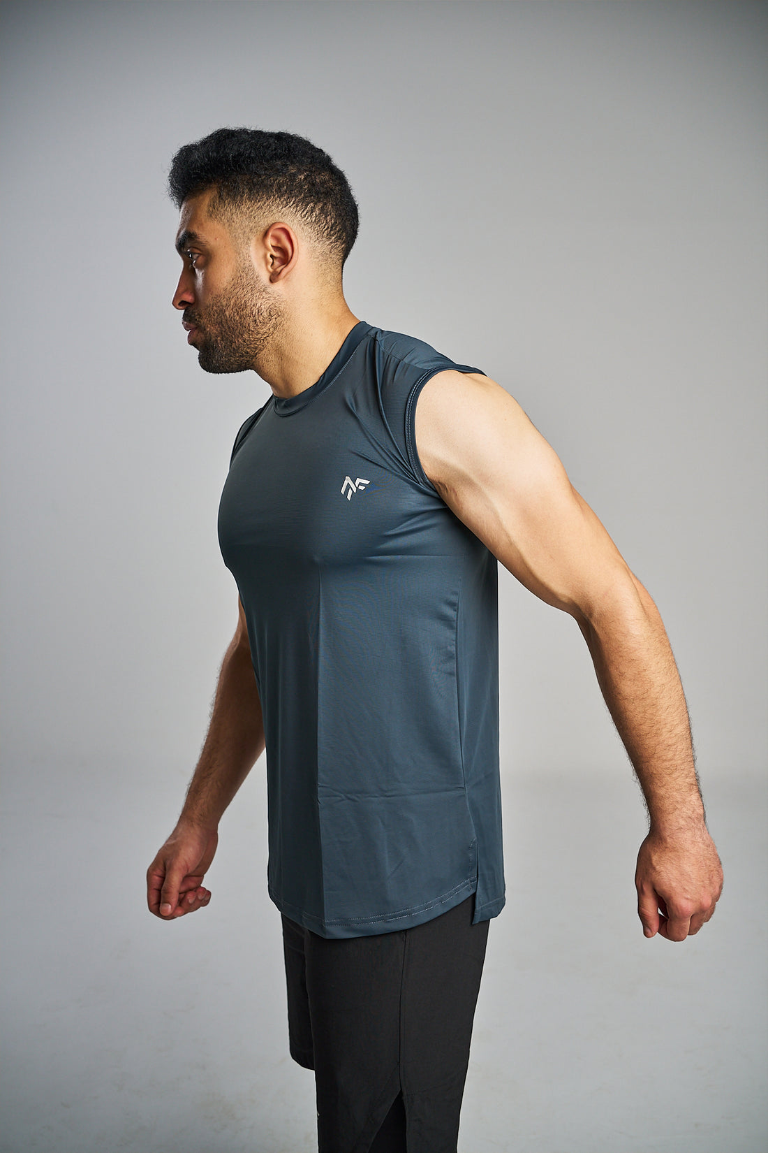 Men's Performance Training T-Shirt – Slate Blue