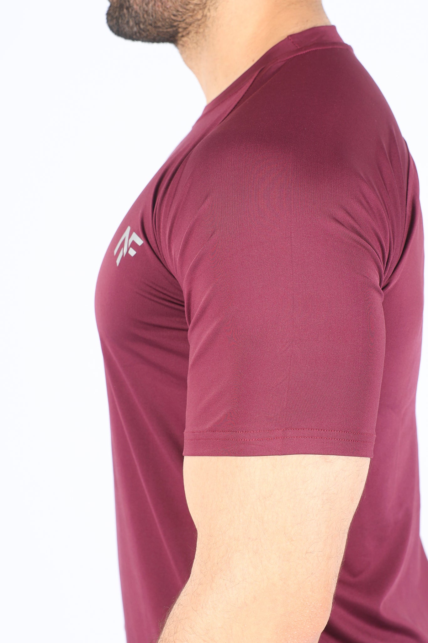 Men's Performance Training T-Shirt – Burgundy