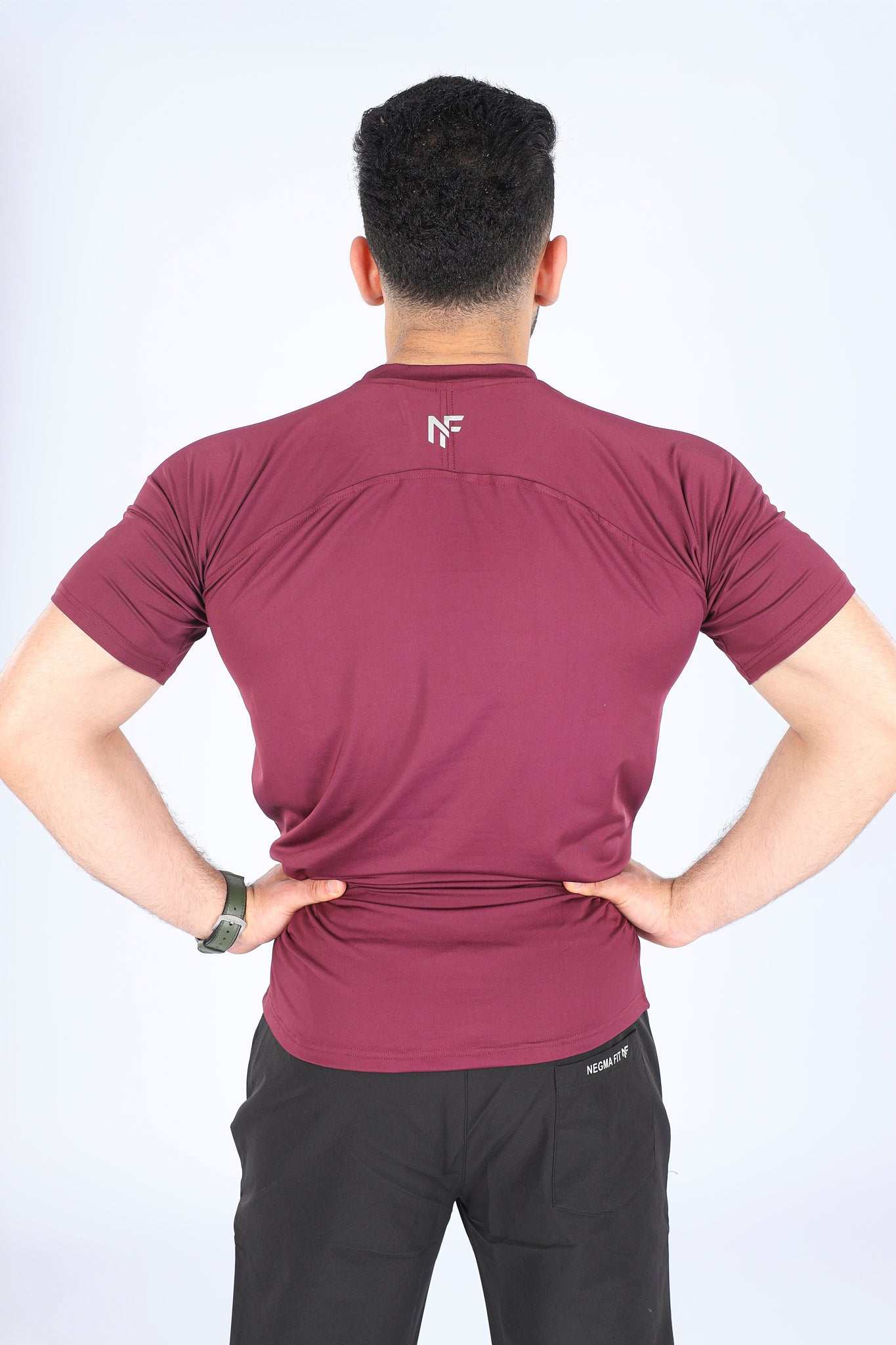 Men's Performance Training T-Shirt – Burgundy