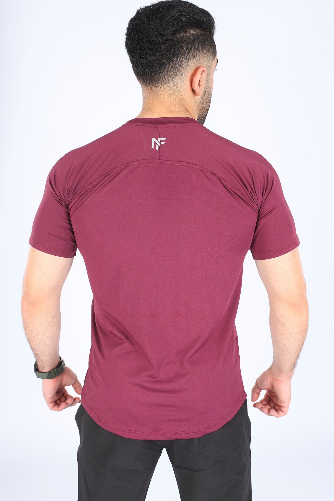 Men's Performance Training T-Shirt – Burgundy