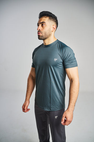 Men's Performance Training T-Shirt – Steel Blue